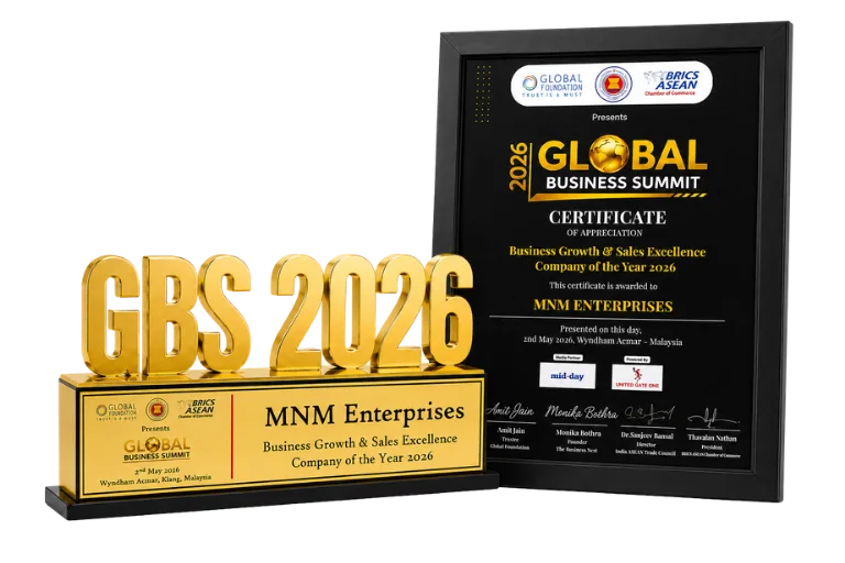 MNM Enterprises Business Growth & Sales Excellence Company Award of the Year 2026